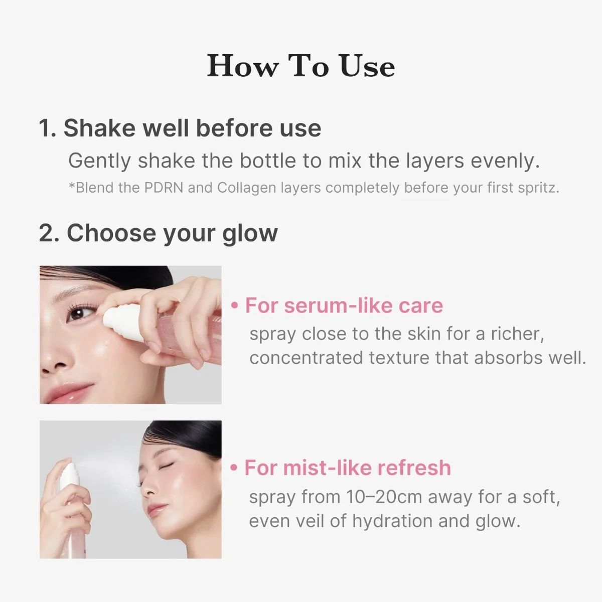 Medicup PDR Serum Pink Collagen Glow Jelly Mist 100 מ"ל 7