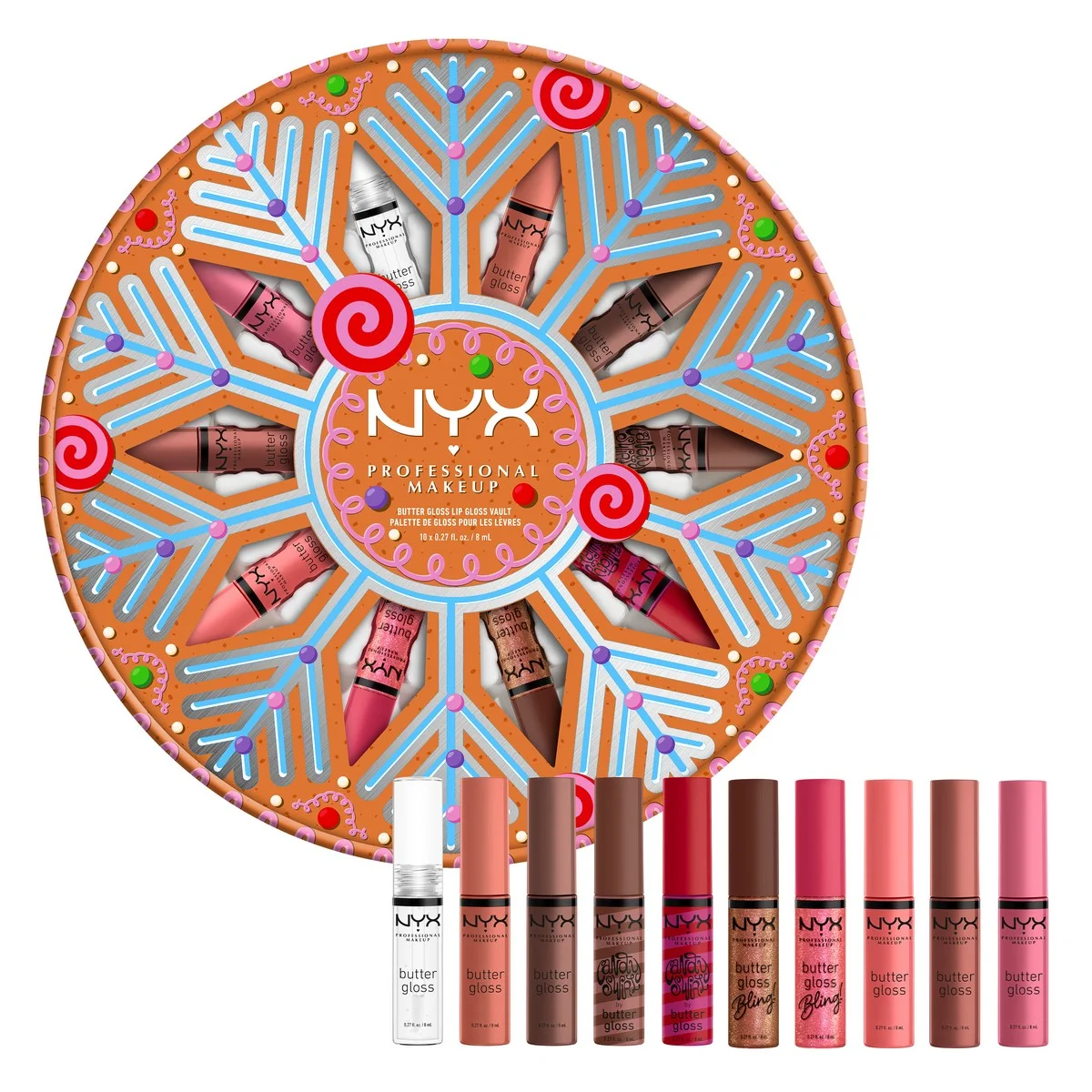Holiday Butter Gloss Vault NYX 2