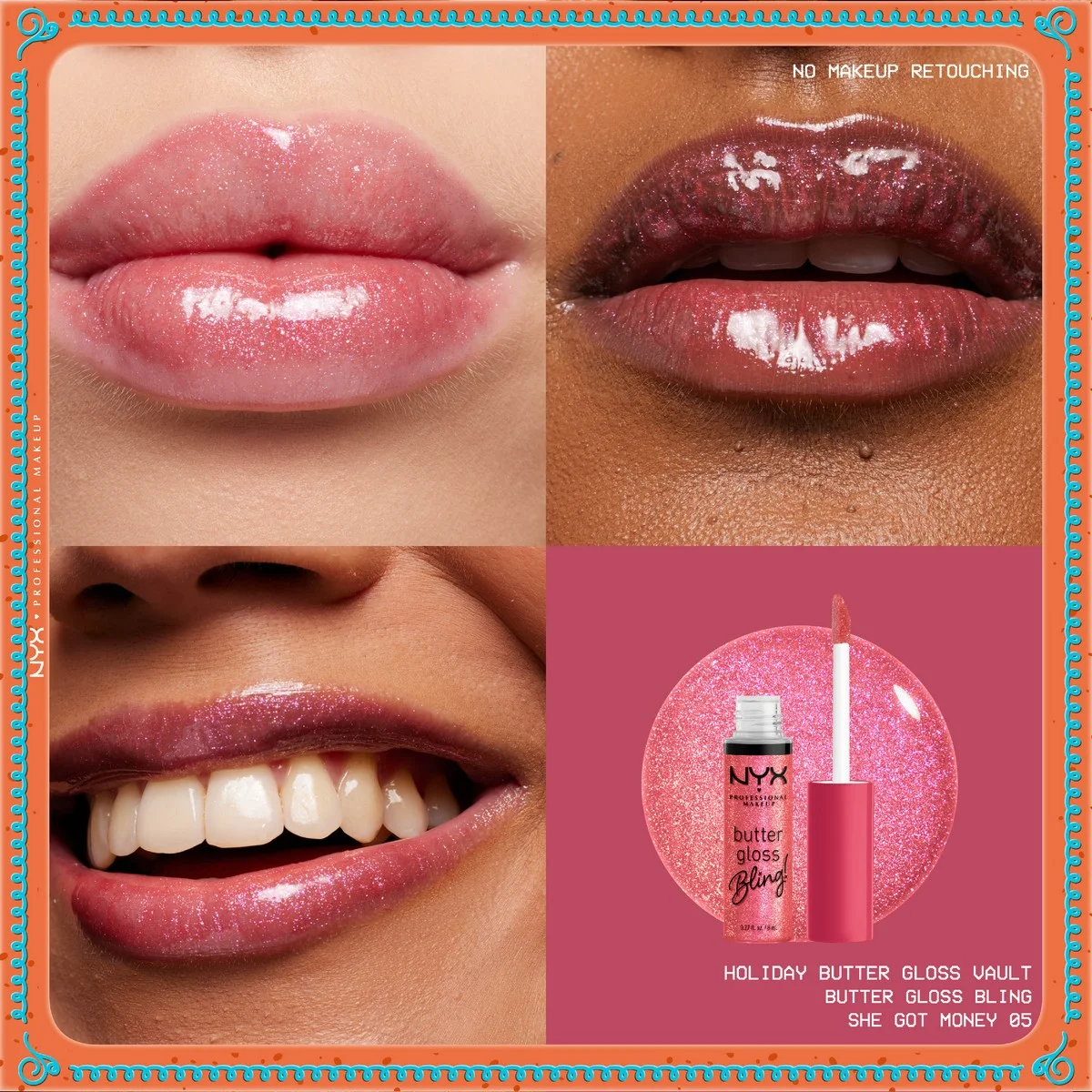 Holiday Butter Gloss Vault NYX 6