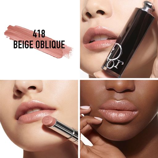 שפתון Dior Addict Shine - 418 Oblique Beige 2