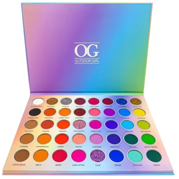 OG Paleta para cejas Outdoor Girl Living בצבע מלא (40 צבעים) 16 גרם
