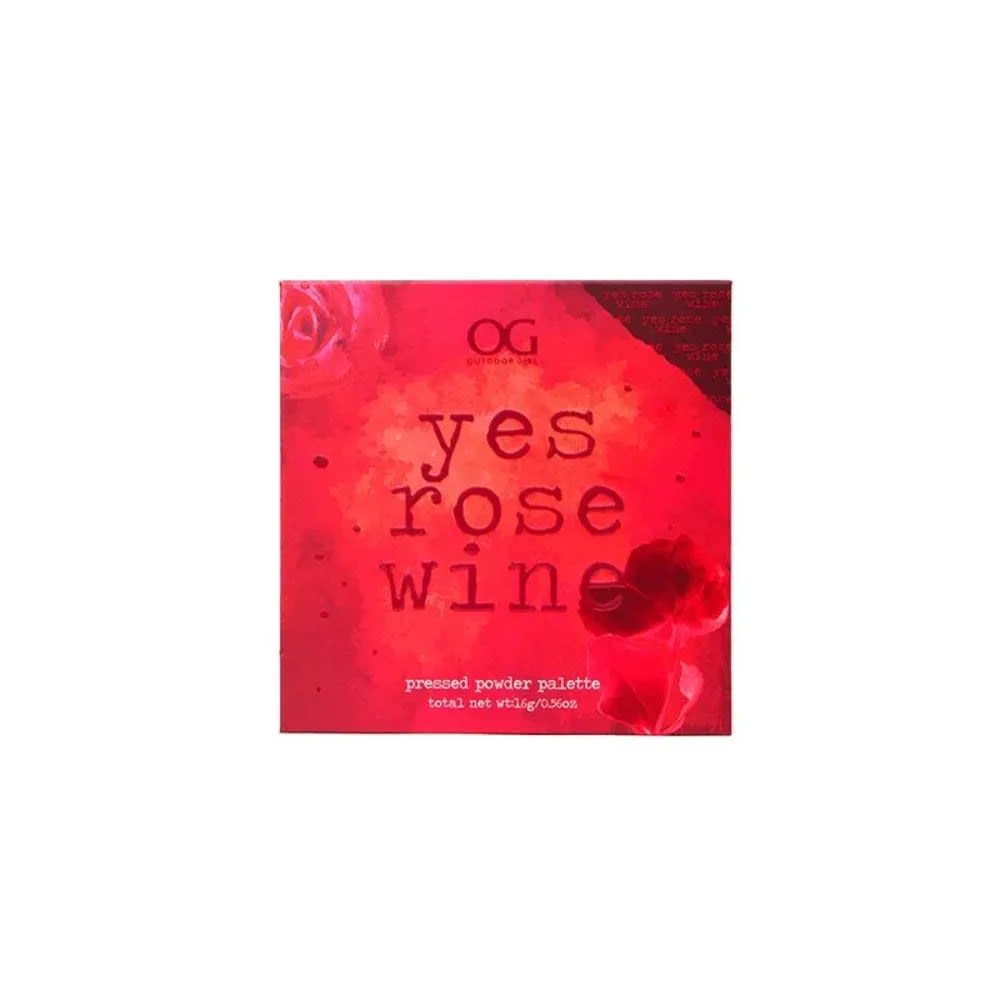 PALETA DE POLVOS OG - YES ROSE WINE 16 טון 16G