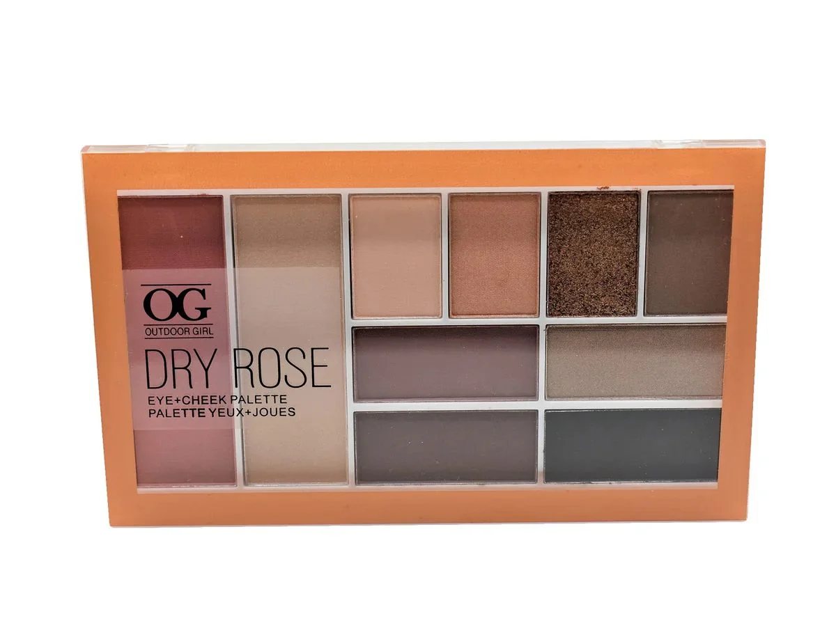 פלטת הצלליות וההיילייטר OG ב-10 גוונים DRY ROSE