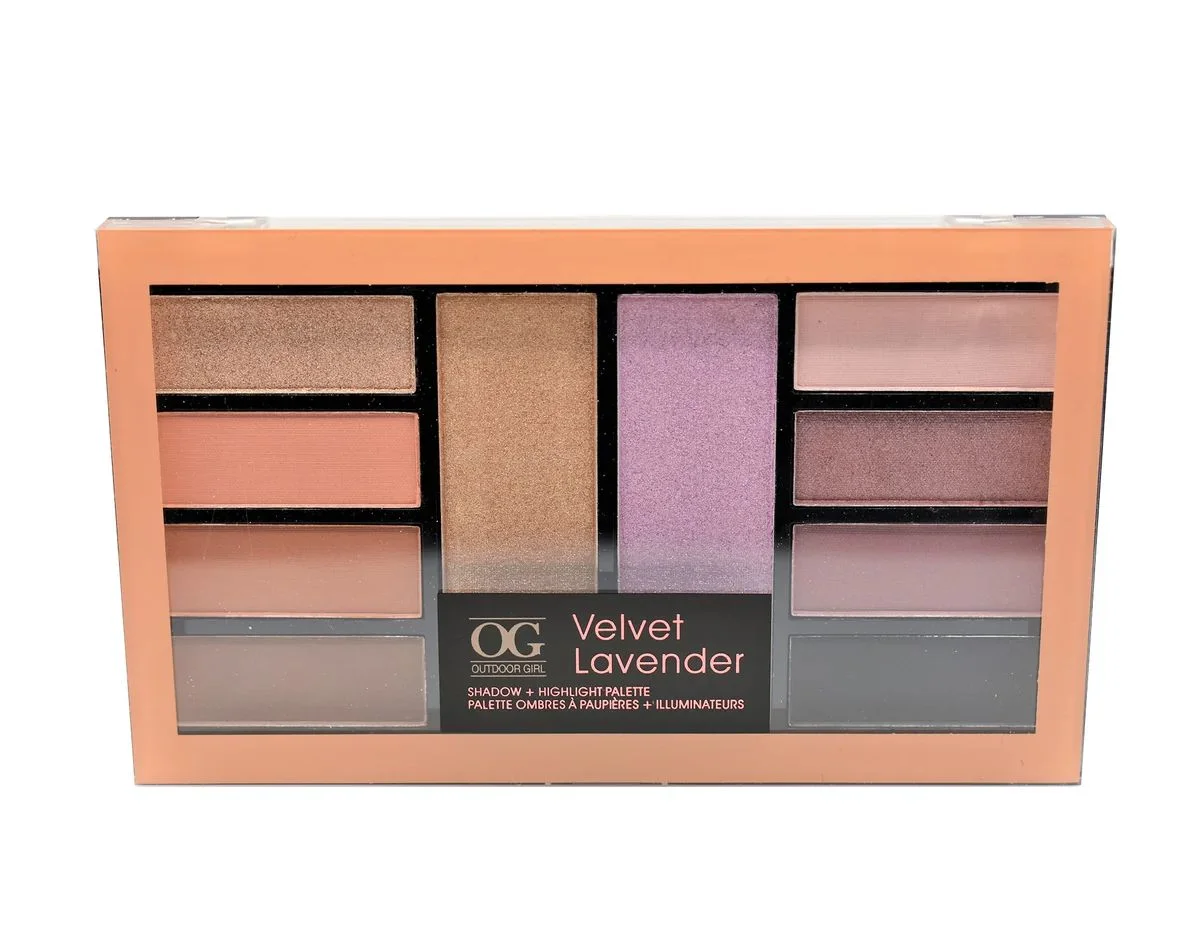 פלטת הצלליות וההיילייטר OG ב-10 גוונים, VELVET LAVENDER
