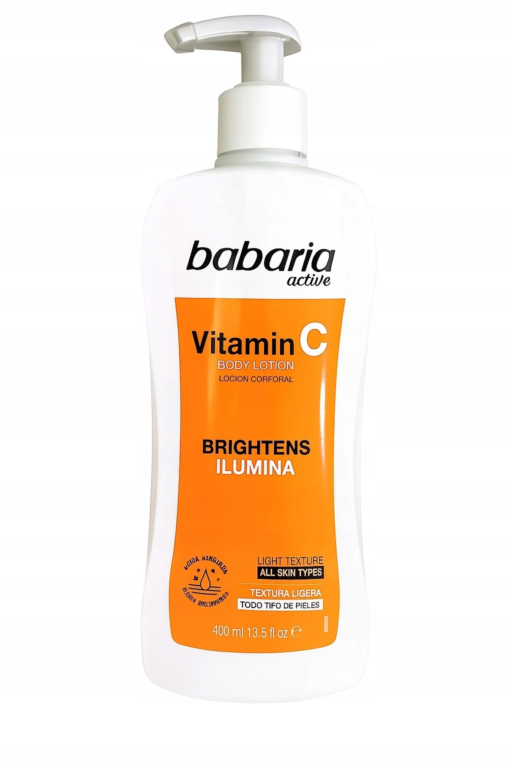 Babaria ויטמין C Illumina קרם גוף 400 מ"ל