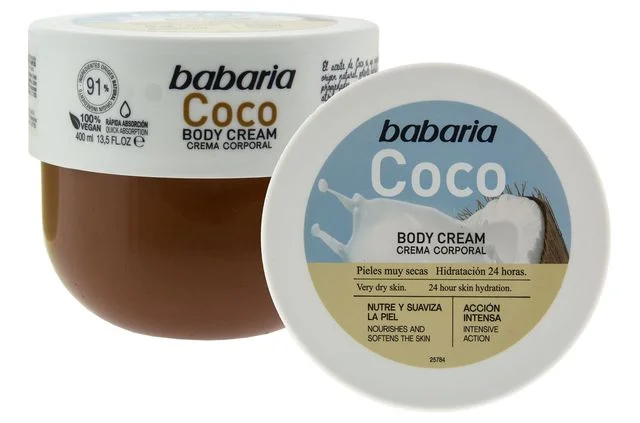 BABARIA COCO BODY CREAM (400 מ"ל) קרם גוף לחות עם קוקוס 2