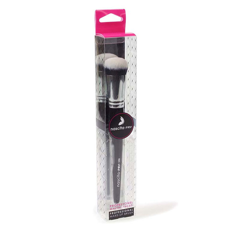 מברשת אבקה סגלגלה של Nacita Pro Duo Fiber Oval 0259