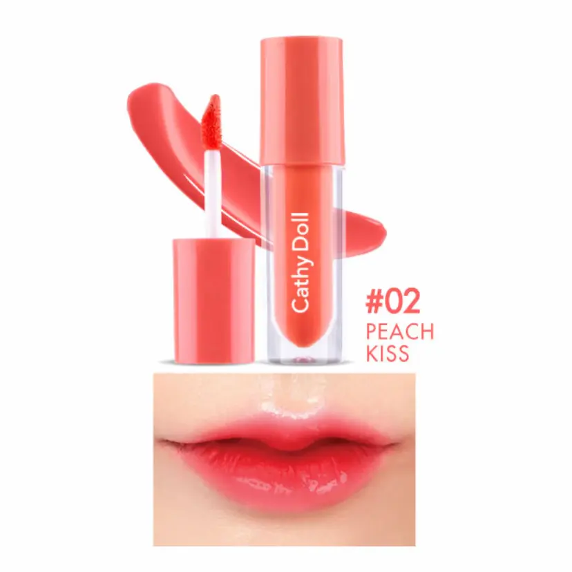 Cathy Doll Glow Gel Tint #02 Peach Kiss (2.4 גרם)