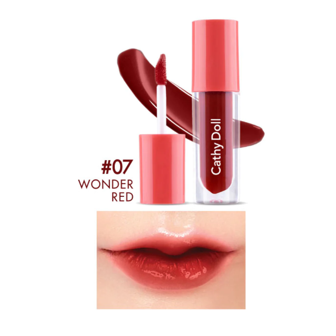 Glow Gel Tint WONDER RED 07, ​​בובה של קאתי 2