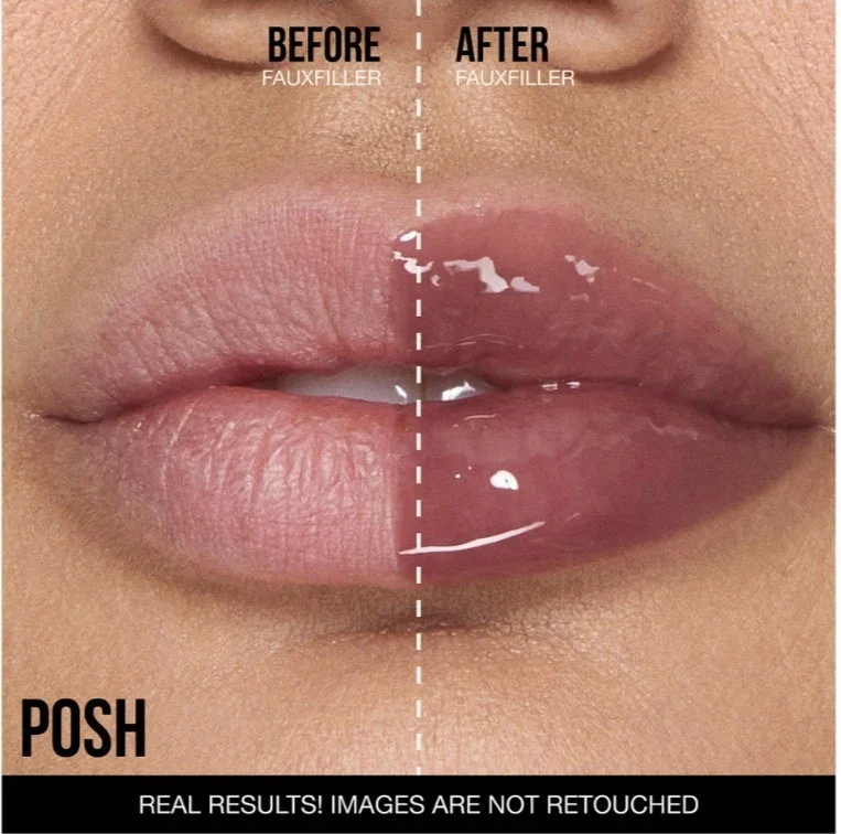 Huda Beauty Faux Filler Extra Shine Lip Gloss - בוש 3.9 מ"ל 2