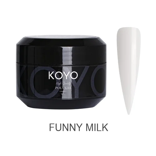 Koyo Polygel 50 גרם בקופסת FUNNY MILK