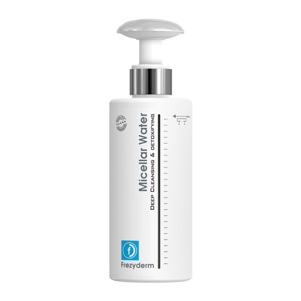Frezyderm מיסלר מים לניקוי עמוק וניקוי רעלים, מים מיסלריים פעילים לניקוי 200 מ"ל