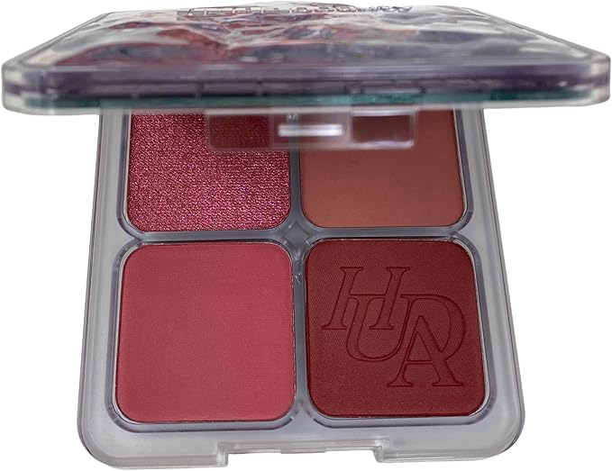 פלטת סומק והילייטרים של Huda Beauty - Rose Berry 2