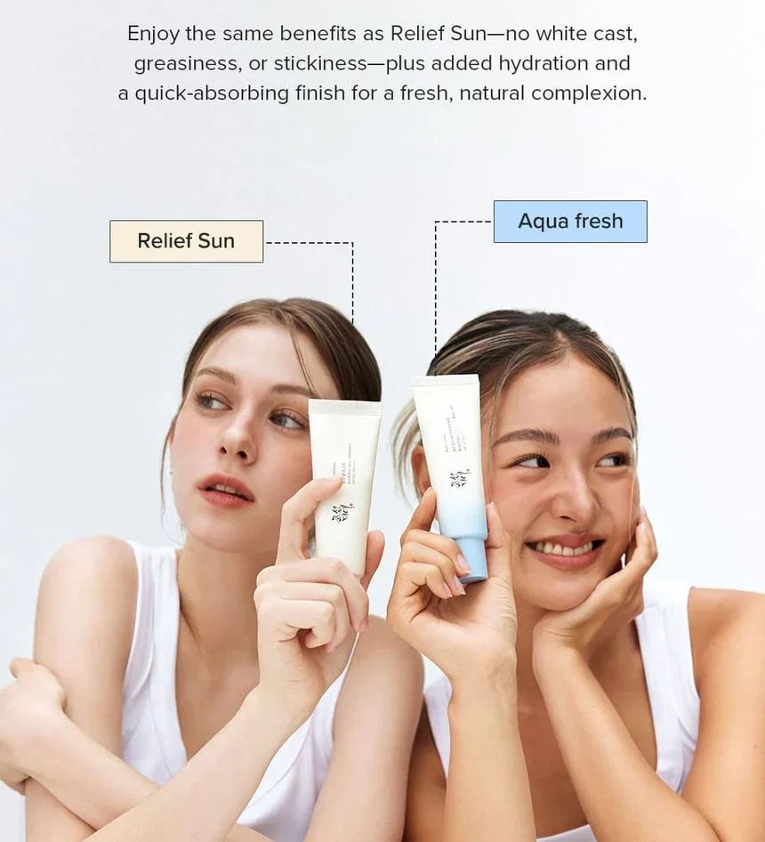 היופי של Joseon Relief Sun Aqua-Fresh: אורז + B5 (SPF50+ PA++++) 7
