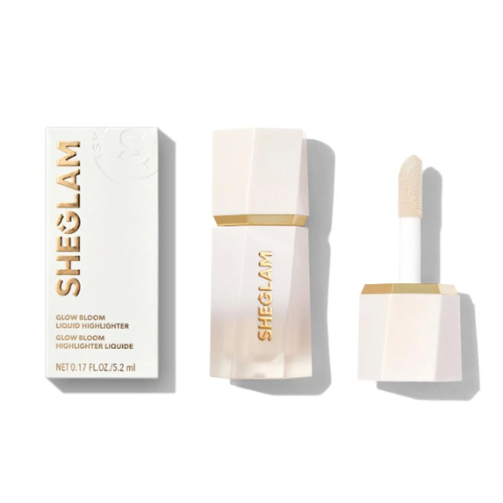 Glow Bloom Liquid Highlighter Vanilla Frost מבית Shaglam וניל פרוסט