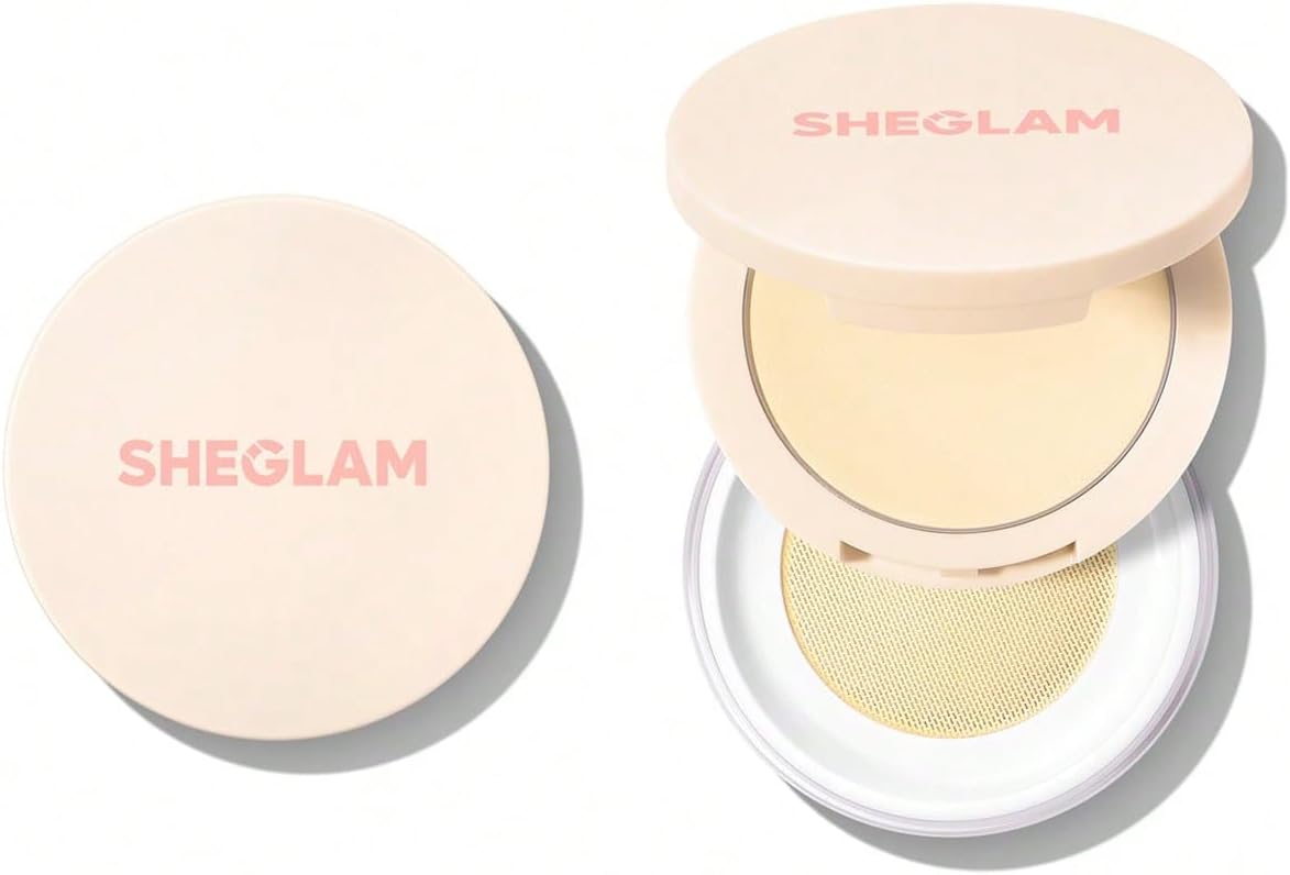 Shiglam Insta Ready אבקת הגדרה עדינה במיוחד להסתרה והרמת פגמים, בננה, 7 גרם בננה