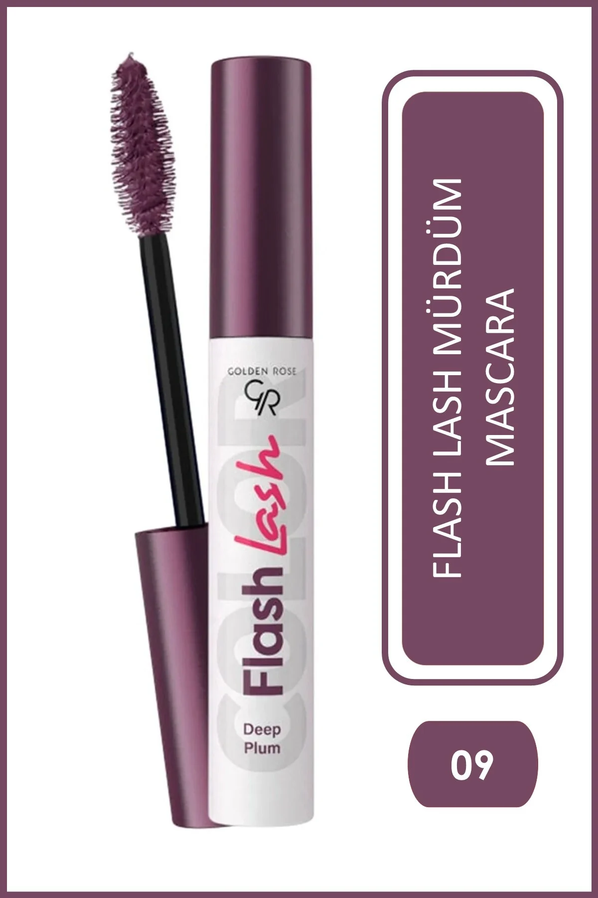 Golden Rose Maxara Flash Lash Colorful Deep Plum