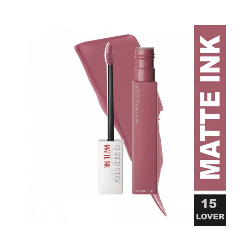 MAYBELLINE SUPER STAY MATTE INK LIPSTICK LOVER 15