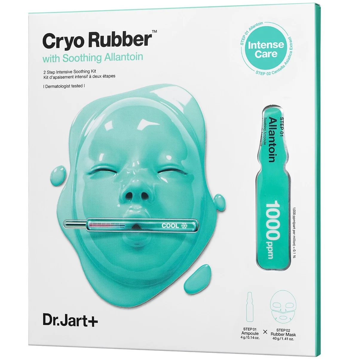 מסכת גומי קירור של Dr Jart+ עם אלנטואין מרגיע