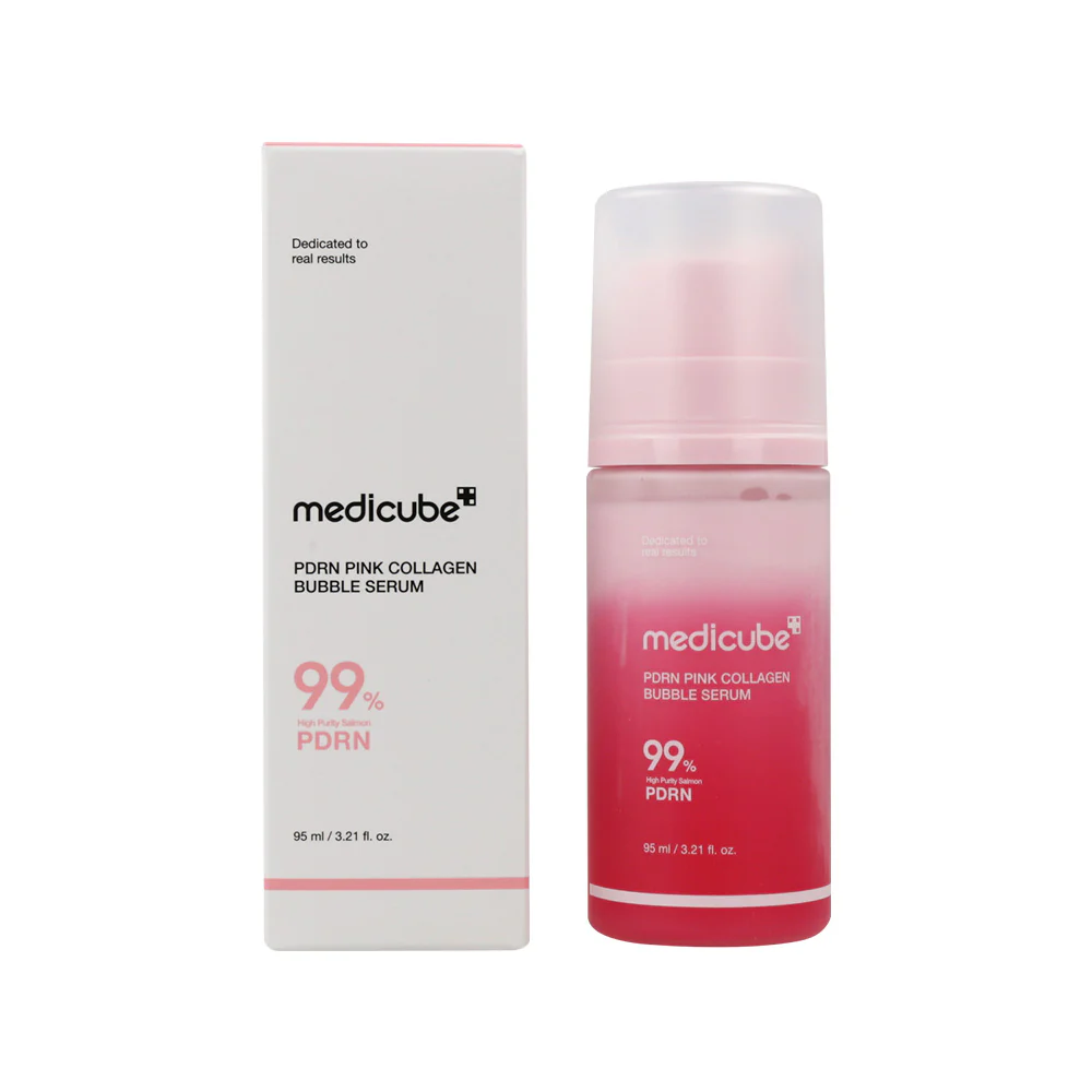 Medicube PDRN ורוד קולגן בועות סרום, 95 מ"ל