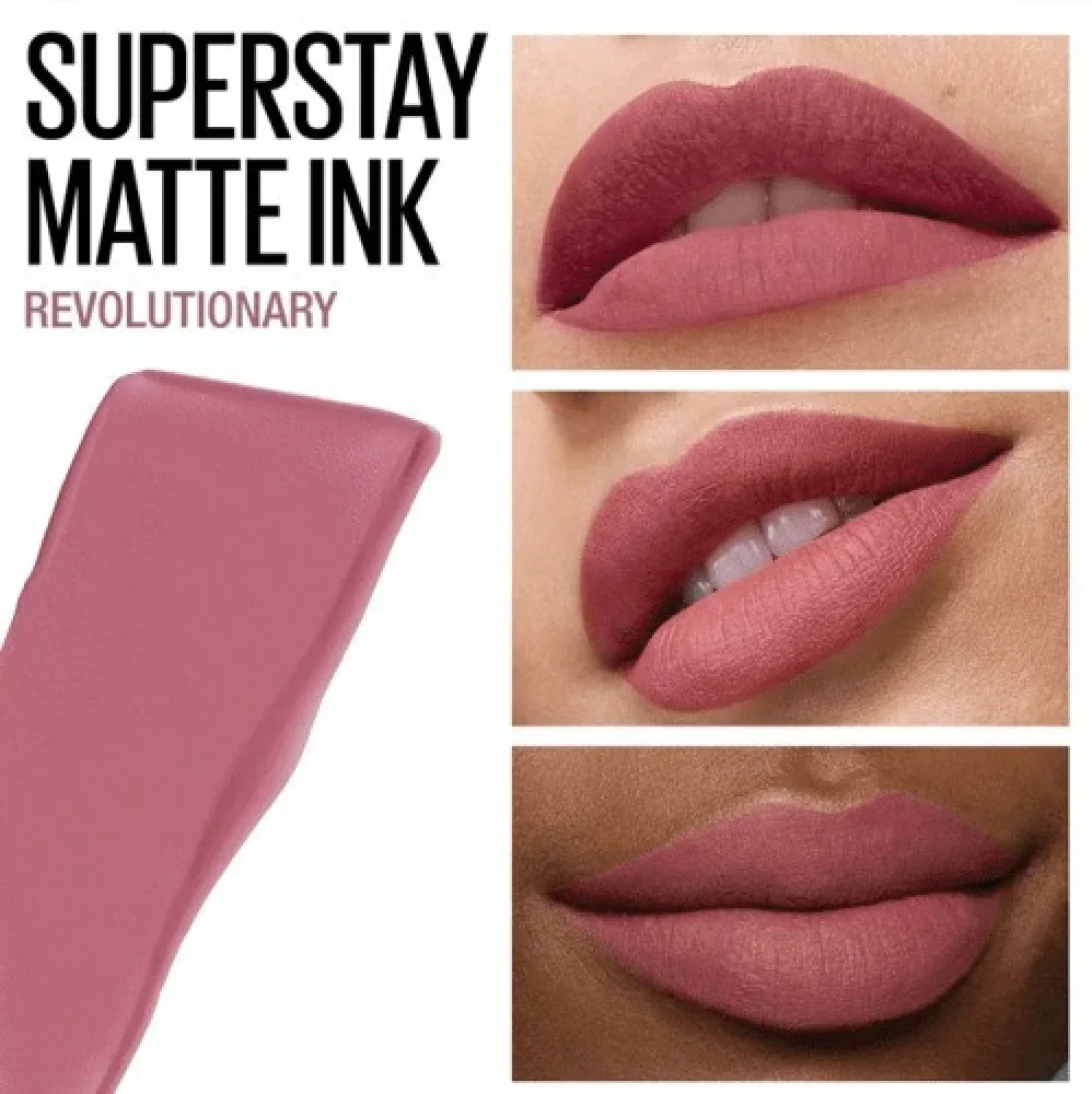 מייבלין ניו יורק Superstay Matte Ink Liquid Lipstick 180 מהפכני 3