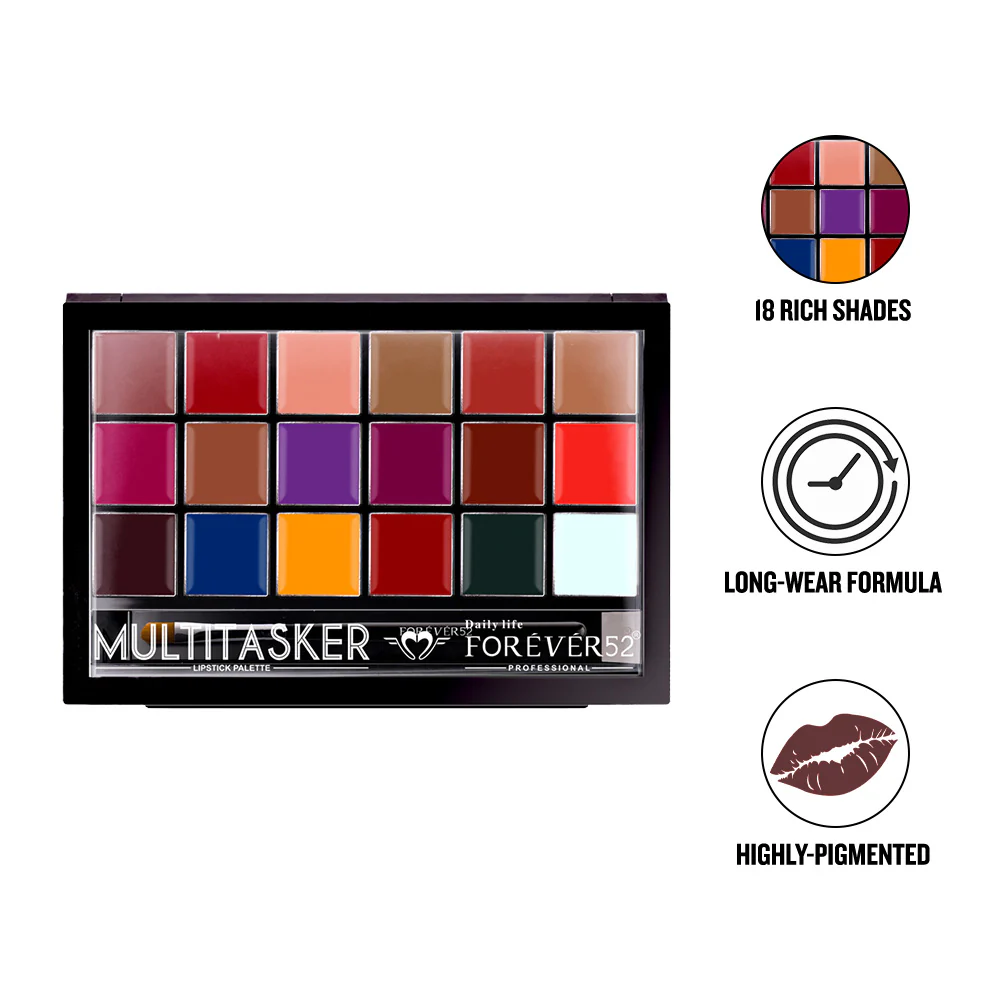 Forever 52 Multi-Purpose Lipstick Palette MPL001 לאמנים מקצועיים 6