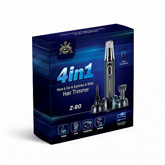 BarberPro Z-80 4-in-1 גוזם שיער אף 3