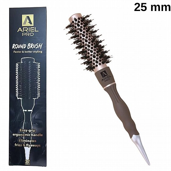 מברשת שיער מקצועית של ArielPRO 88812-25 25 מ"מ