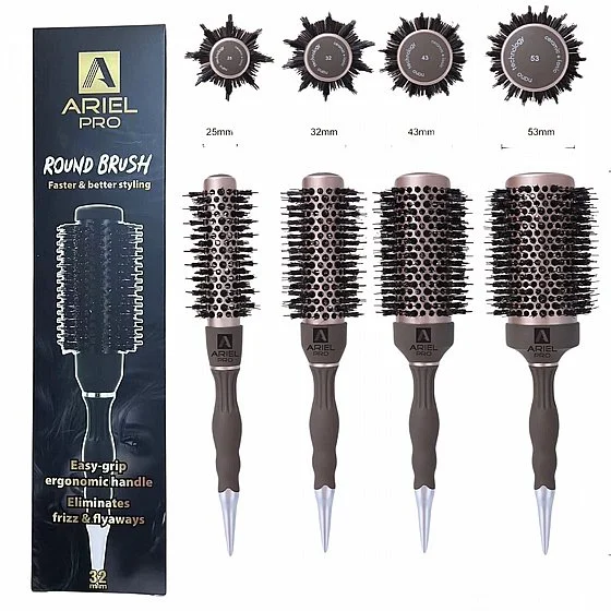 מברשת שיער מקצועית של ArielPRO 88812-25 25 מ"מ 3