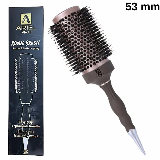 מברשת שיער מקצועית של ArielPRO 88812-53, 53 מ"מ