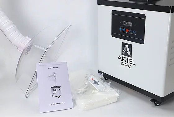 מכשיר לחילוץ אבק וריחות מקצועי של ARIEL PRO 4