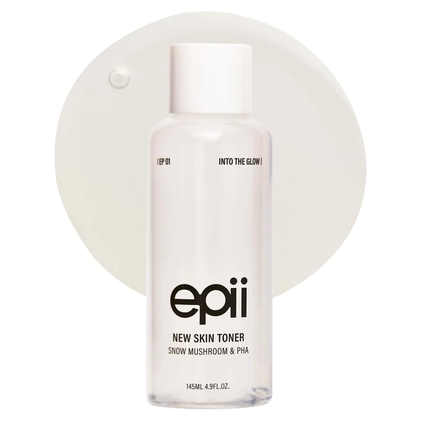 Epii New Skin Skin Moisturizing Toner Exfoliating Toner with Snow Mushroom ו-PHA - 145 מ"ל