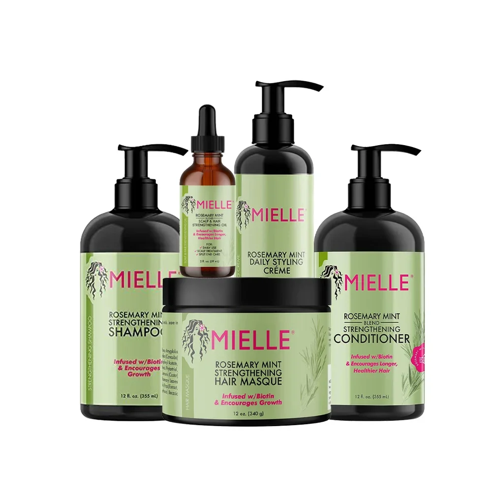 סט טיפוח שיער של Miele עם תמצית רוזמרין ונענע 5 חתיכות