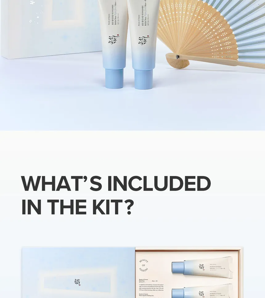 Beauty of Joseon Relief Aqua-fresh : סט אורז + B5 50 מ"ל+50 מ"ל+ מאוורר 6