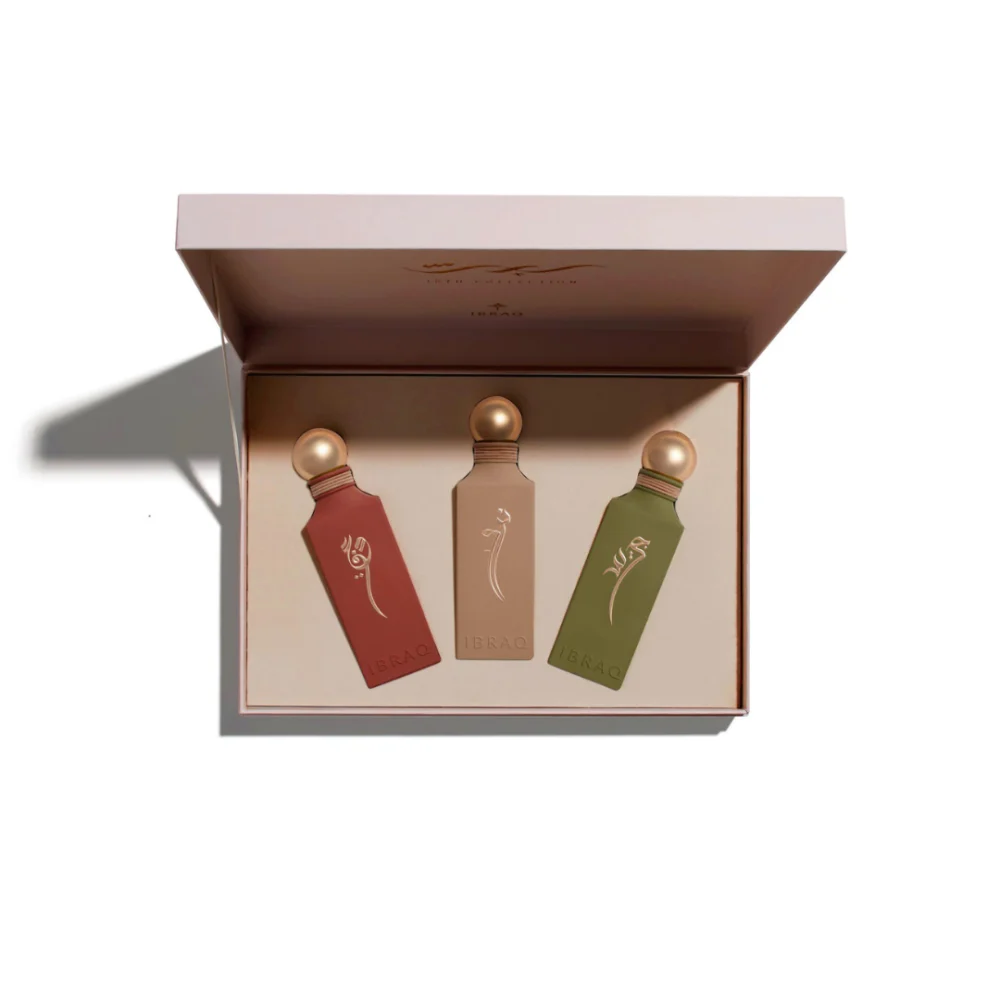 SET IRTH FROM IBRAQ - Irth Collection מאת Ibraq Ibrahim Al Qurashi – 3 בשמים x 100 מ"ל 3