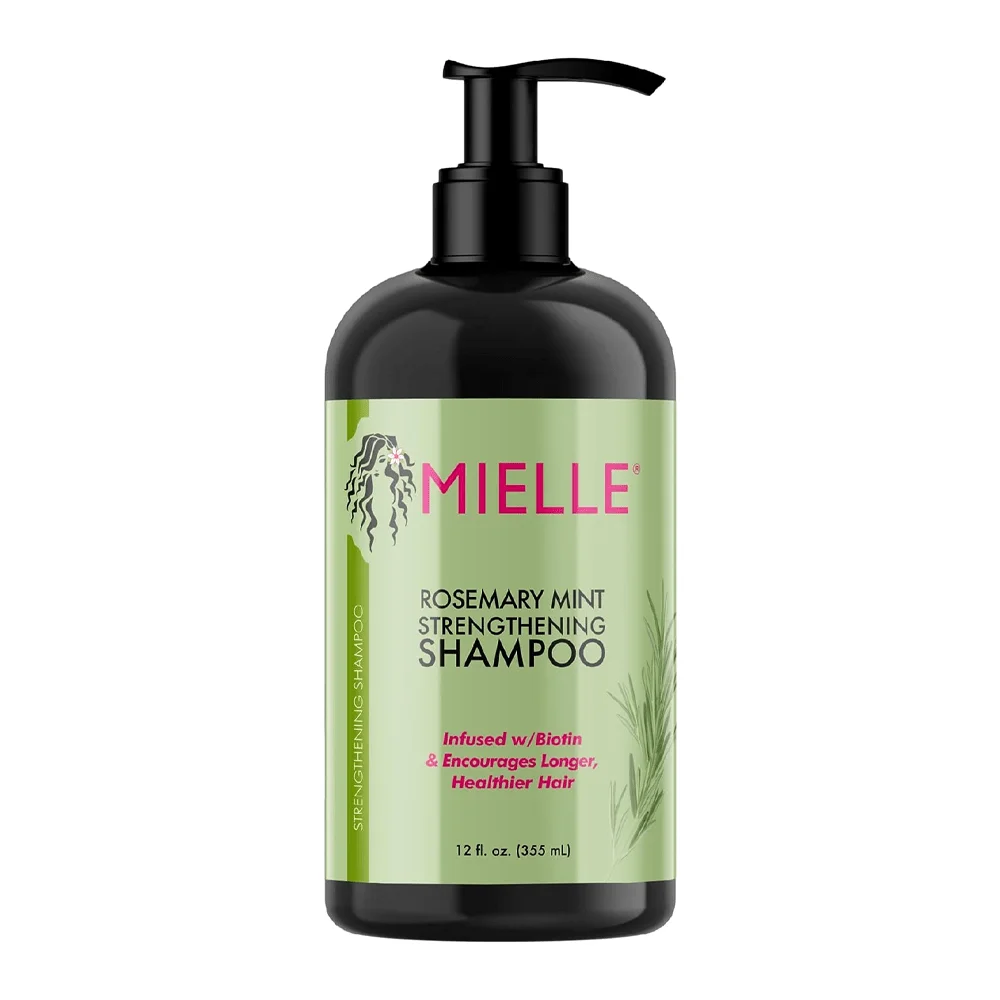 שמפו לחיזוק שיער Mili Organics עם רוזמרין ונענע 355 גרם