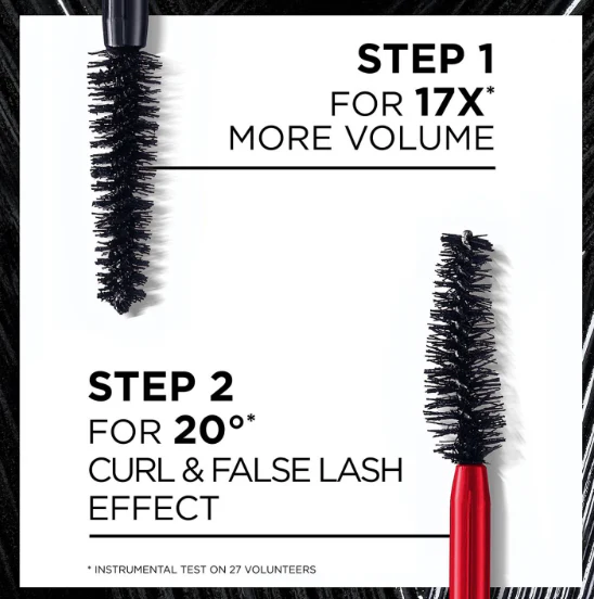 לוריאל Xxl Lift Mascara - 7.2 מ"ל | לוריאל טוש נפח והרמה - 3 מ"ל 2