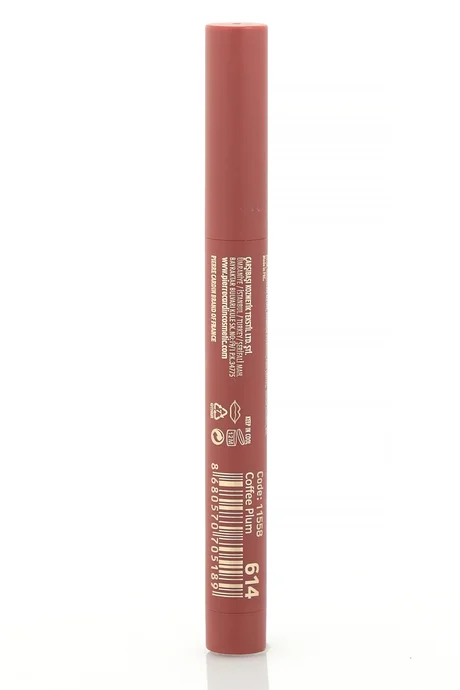 שפתון פייר קרדין Chubby Silky Matte – שפתון רך מאט עמיד למים – Plum Coffee – 614 5