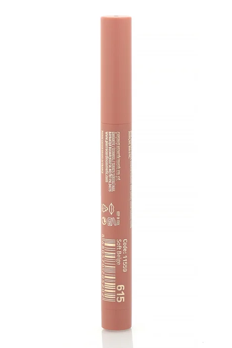 שפתון פייר קרדן Chubby Silky Matte - שפתון עיפרון רך עמיד למים - Soft Beige - 615 5