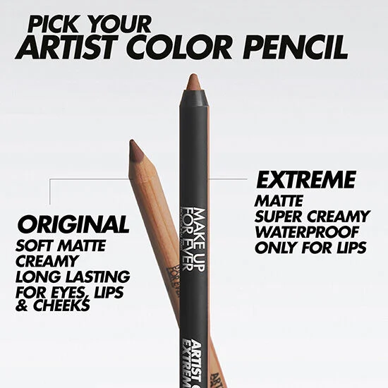 - - makeup forever Artist Color Pencil Liner גבות, עיניים ושפתיים - 600 10