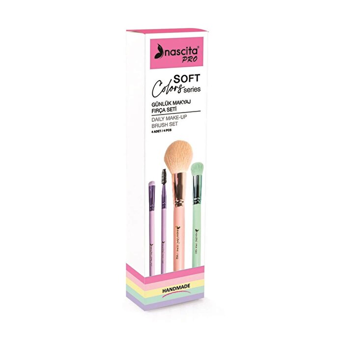 סט מברשות איפור Nascita Soft Colors, 4 חלקים 76 3