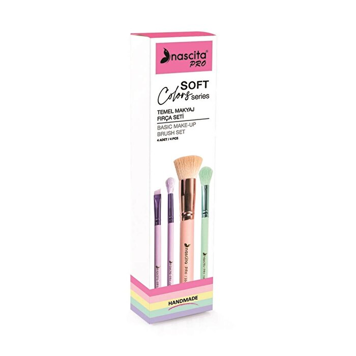 סט מברשות איפור Nascita Soft Colors, 4 חלקים 77 2