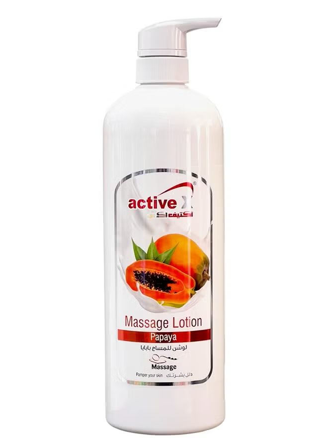 קרם עיסוי Active X Papaya 1000 מ"ל