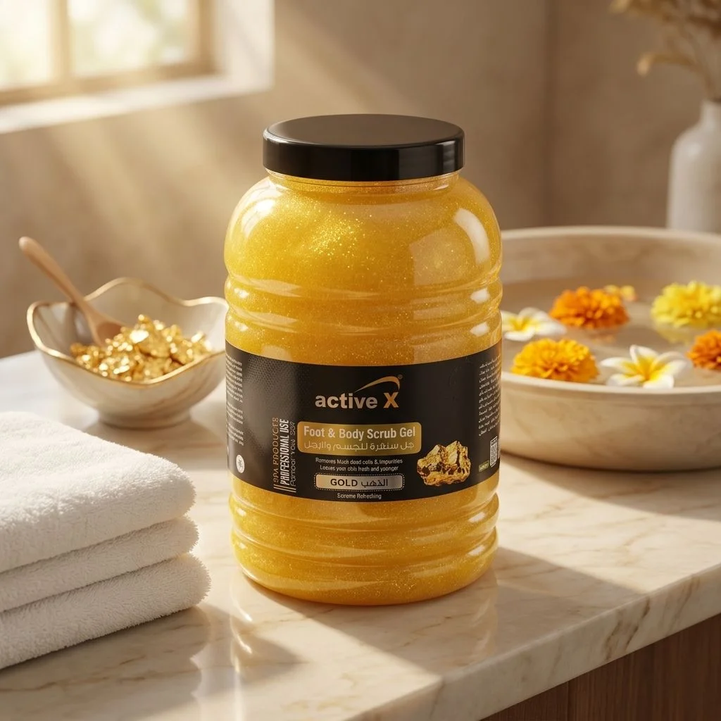 ActiveX Foot & Body Scrub Gel 5L – ספא כף רגל וגוף בזהב