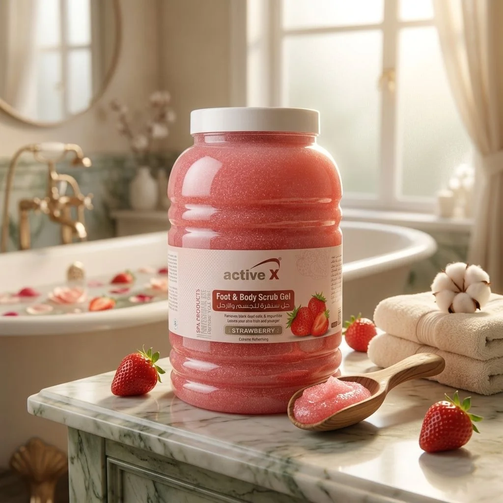 ActiveX Foot & Body Scrub Gel 5L - קרצוף ספא לרגליים תותים ולגוף