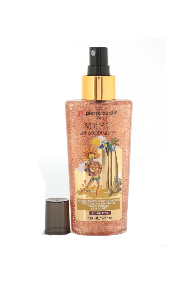 Pierre Cardin Body Mist with Golden Glitter - ספריי גוף עם גליטר זהב - 125 מ"ל