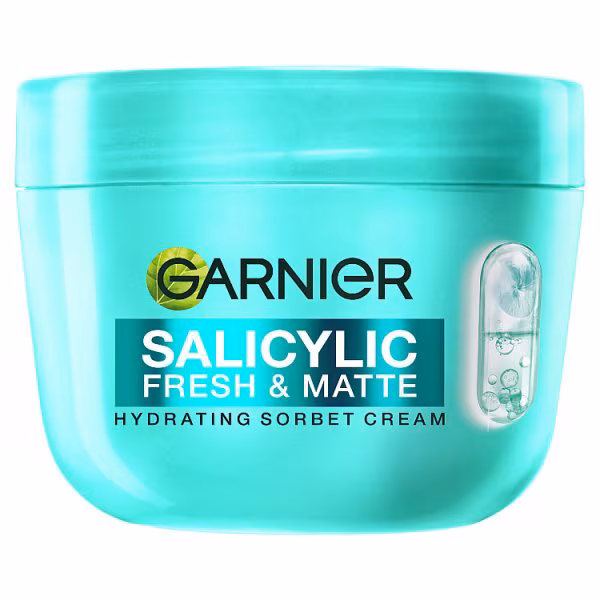 קרם לחות של Garnier Salicylic Fresh & Matt לעור שמן
