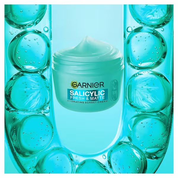 קרם לחות של Garnier Salicylic Fresh & Matt לעור שמן 2