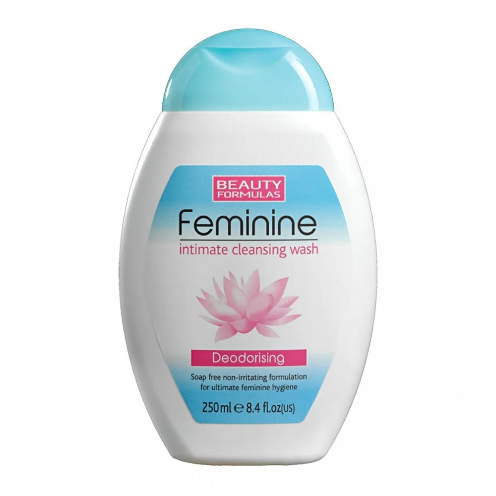 Beauty Formulas כביסה אינטימית מפיג ריח נשיים עדין - 250 מ"ל
