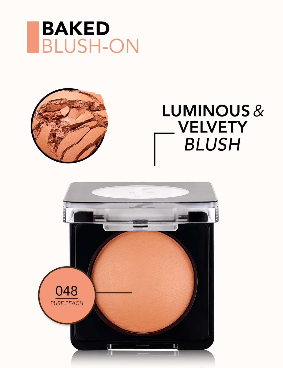 flormar Baked Blush-On 048 Pure Peach 3